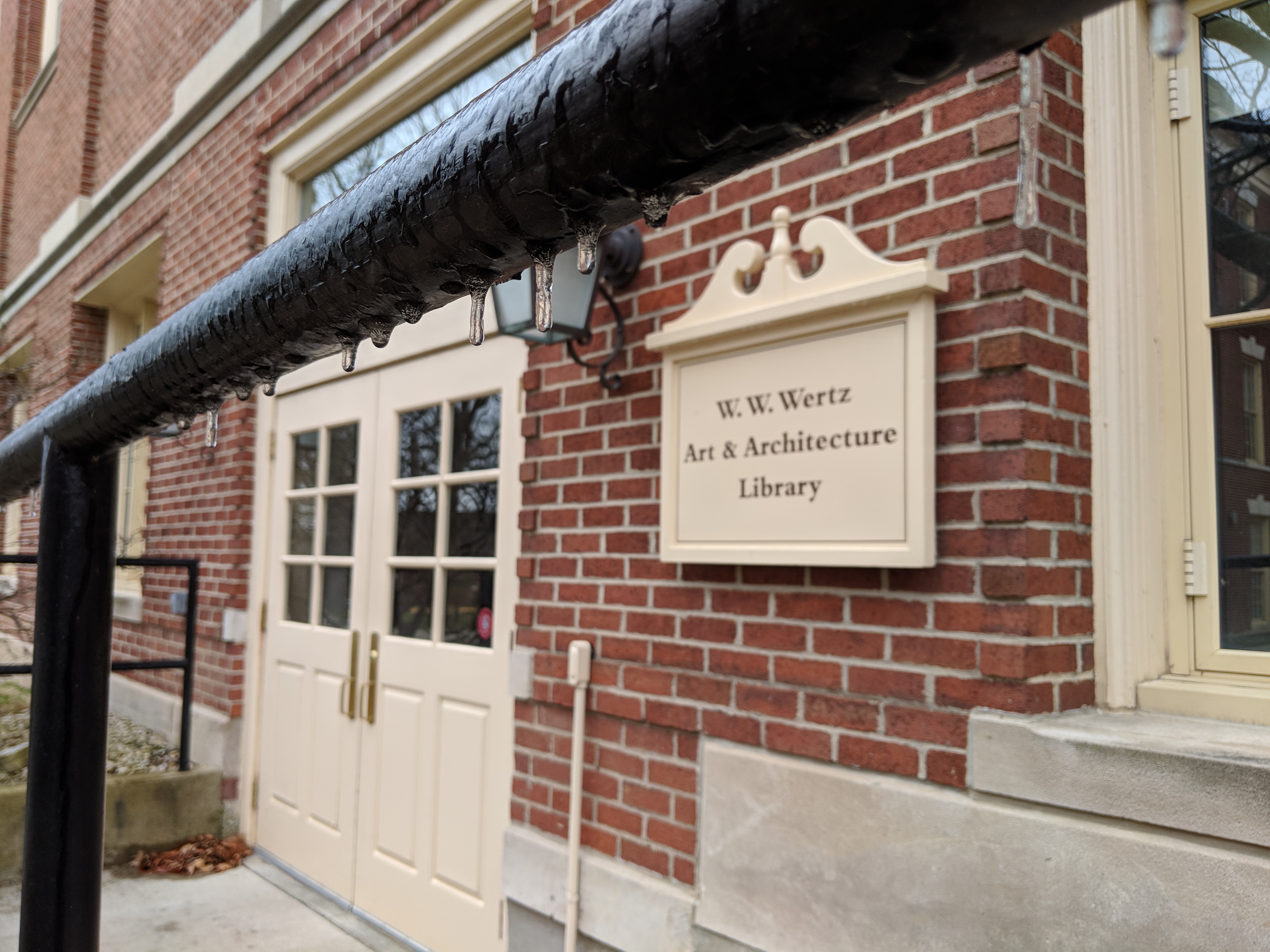 Image of Art Library in winter